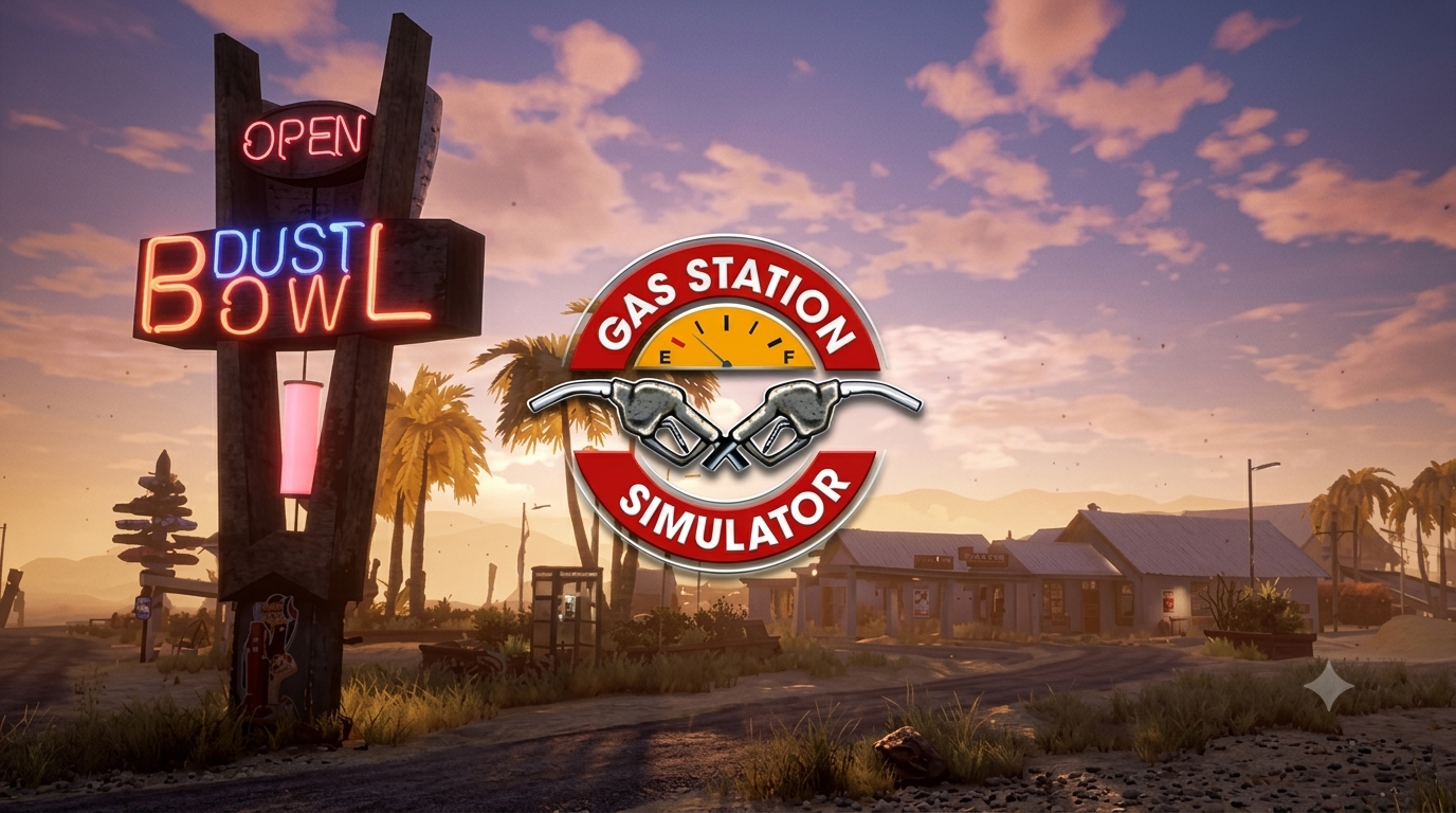 Gas station simulator Steam cover art